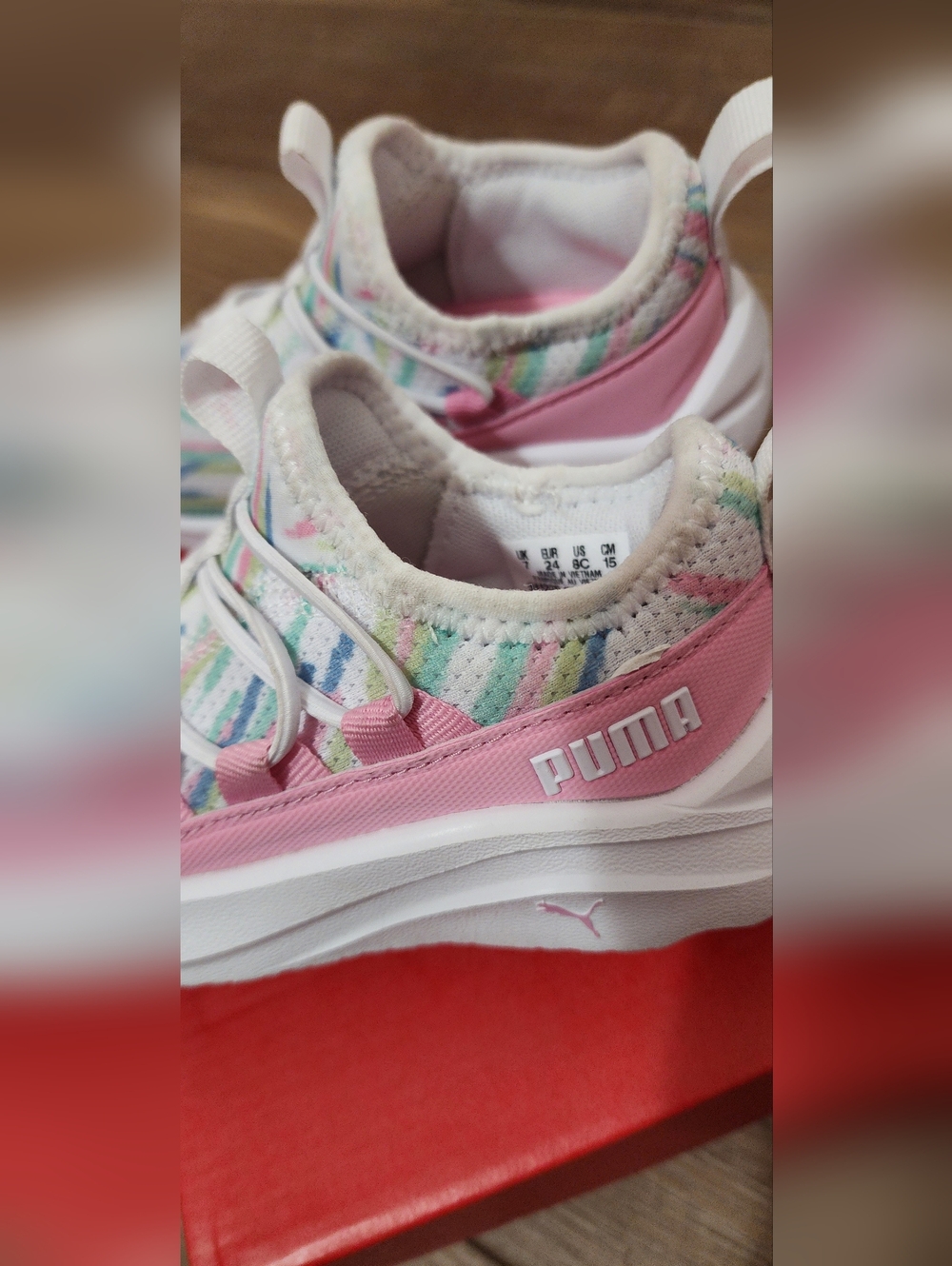 Puma Toddler Girl Sneakers One4All Size 8 New in Box - Picture 10 of 13